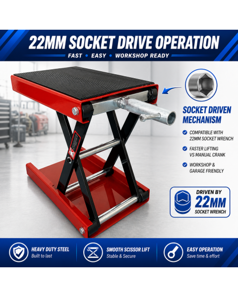 500kg Motorcycle Jack Scissors Lift