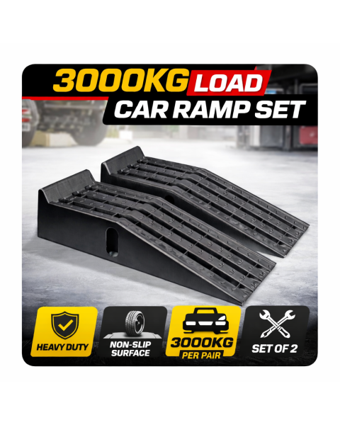 3000kg Car Ramps Set ANZ Standard 17cm High Rise