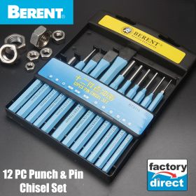 12PC Pin Punch & Chisel Set