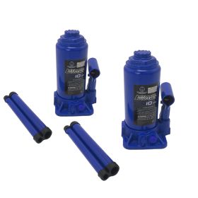 2PC 10 Ton Hydraulic Bottle Jack  Lift - CE Certified