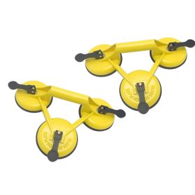 2PC 150kg Aluminium Alloy Tripe Glass Suction Cup