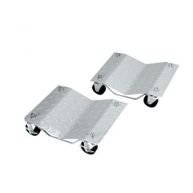 2PC Compact Car Wheel Dolly - Vehicle Positioning Jack 
