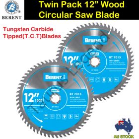 2PC 12 inch 300mm TCT 100T Circular Saw Blade Professional Cross Cut Wood Timber Cutting