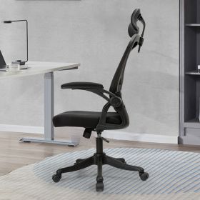 Deli Office Executive Mesh Chair Headrest Flexible Armrests 