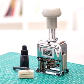 Deli Automatic Numbering Machine 6 Digit Self-Inking E7506