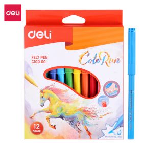  Felt Pen Set 12 Colours EC10000