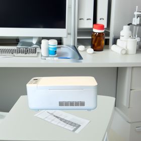 12V 240V Portable Mini Fridge Rechargeable Cool Box-White