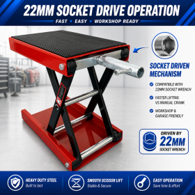 500kg Motorcycle Jack Scissors Lift
