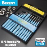 12PC Pin Punch & Chisel Set