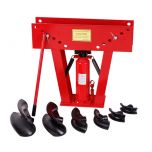 12 Ton Hydraulic Pipe Bending Machine Portable Pipe Bender with 6 Dies