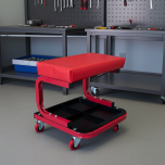 Rolling Creeper Seat Mechanic Work Stool with Tool Tray