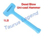 1LB Dead Blow Rubber Hammer Double Face Non Slip Handle Tiling Mallet