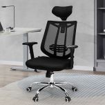  Executive Office Chair T Shaped Armrests High-end Black Mesh Armchair 