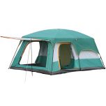 8-12 Person Family Camping Tent Outdoor Waterproof Double Layer Extra Large
