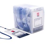 Deli Vertical Name Badge with Lanyard 80x128mm - Pack of 50