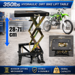 350lbs Hydraulic Motorcycle Lift Motorbike Dirt Bike Scissor Lift