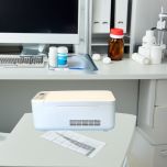 12V 240V Portable Mini Fridge Rechargeable Cool Box-White