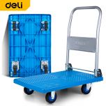 150kg Foldable Platform Trolley with Ball Bearing Soft Rubber Castors