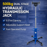 500kg Dual Stage Hydraulic Transmission Jack Gearbox Hoist Lift