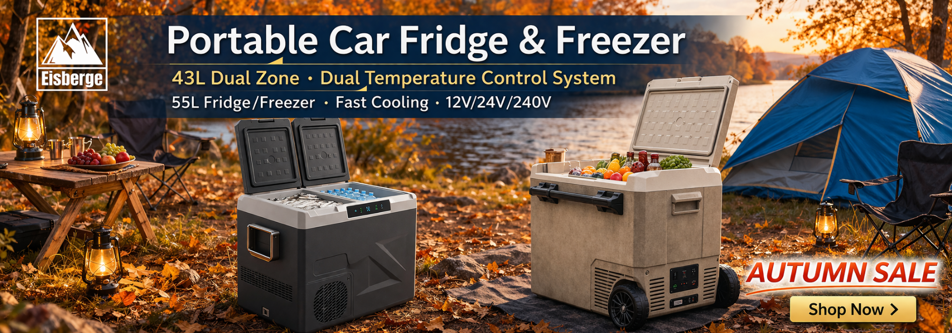 Portable Camping Fridge Freezers Automn Sale